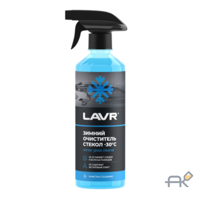 Очиститель стекол LAVR Winter 500 мл (Ln1301)